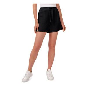 RILEY&RAE Womens Black Pocketed Relaxed-fit Drawstring Waist Shorts M